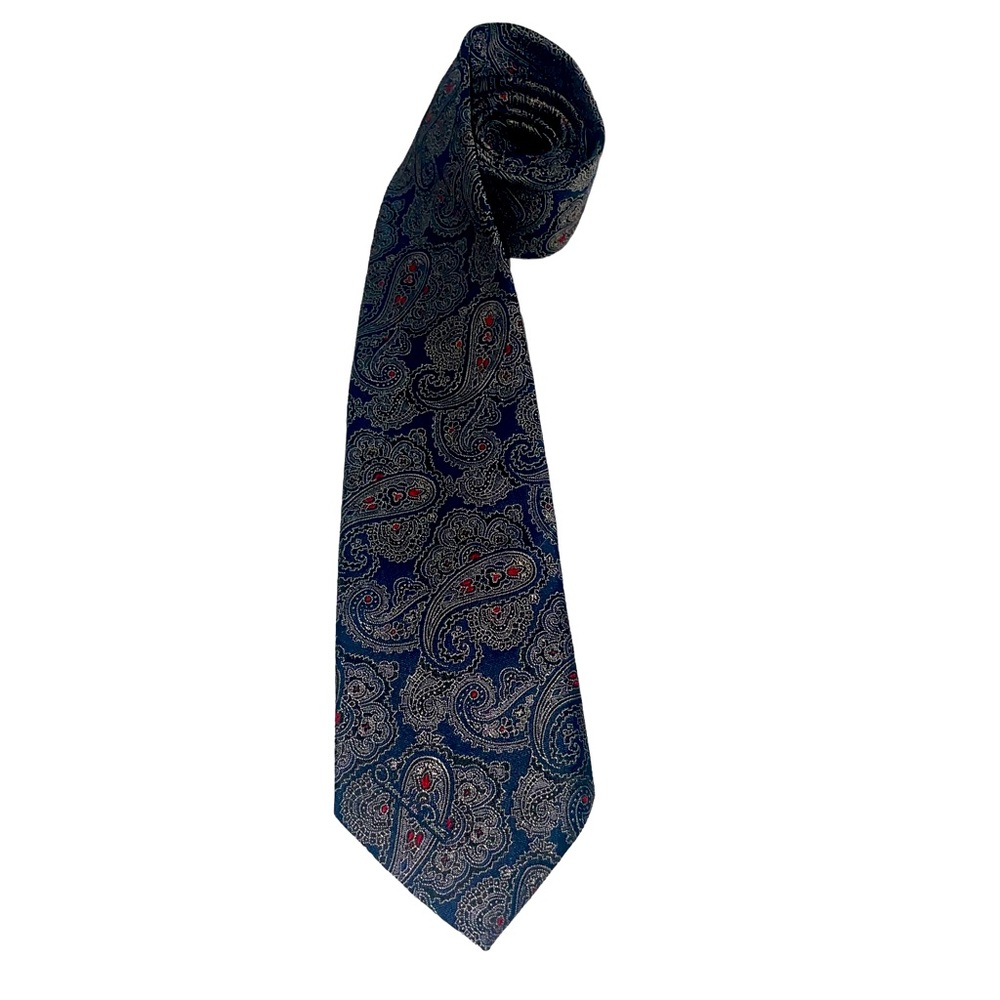 Oscar de la Renta Men’s Silk Paisley Neck Tie